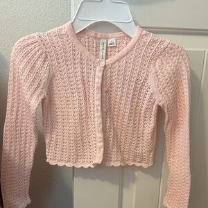 NWOT Jane and Jack Light Pink Knit Sweater